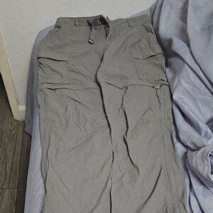 REI Co-op Gray Sahara Convertible Pants - 2P